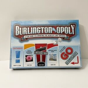 Burlington Opoly Monopoly Board Game Sealed
